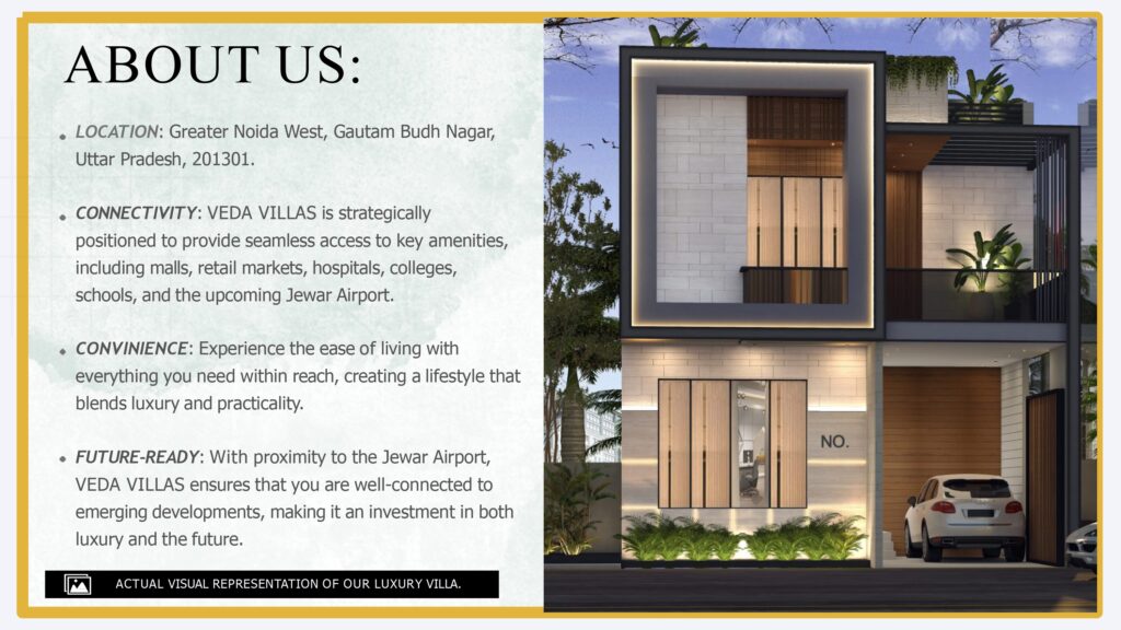 veda villas project property