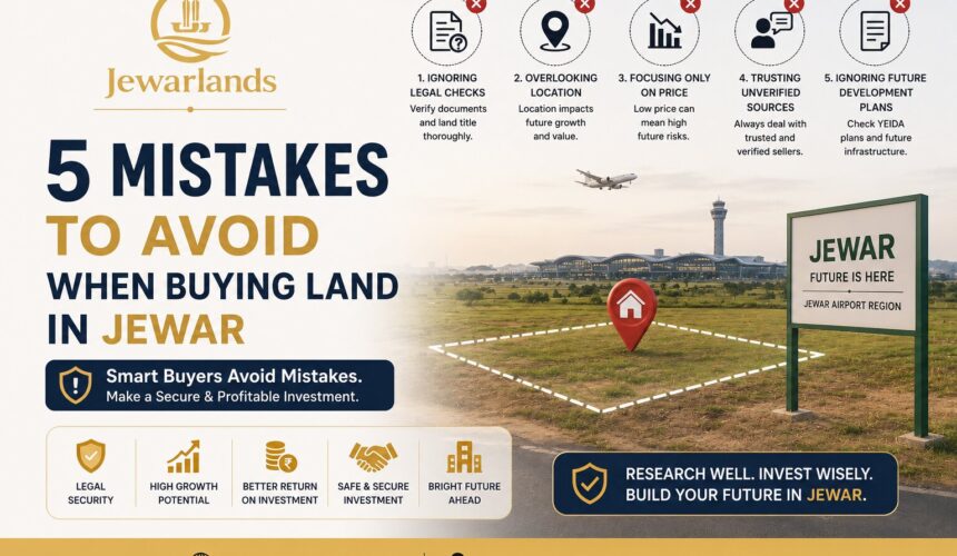 5 Mistakes to Avoid When Buying Land in Jewar